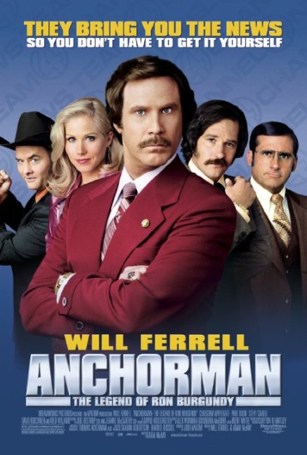 Anchorman: The Legend of Ron Burgundy / ტელეწამყვანი: ლეგენდა რონ ბურგუნდიზე (qartulad, ქართულად)