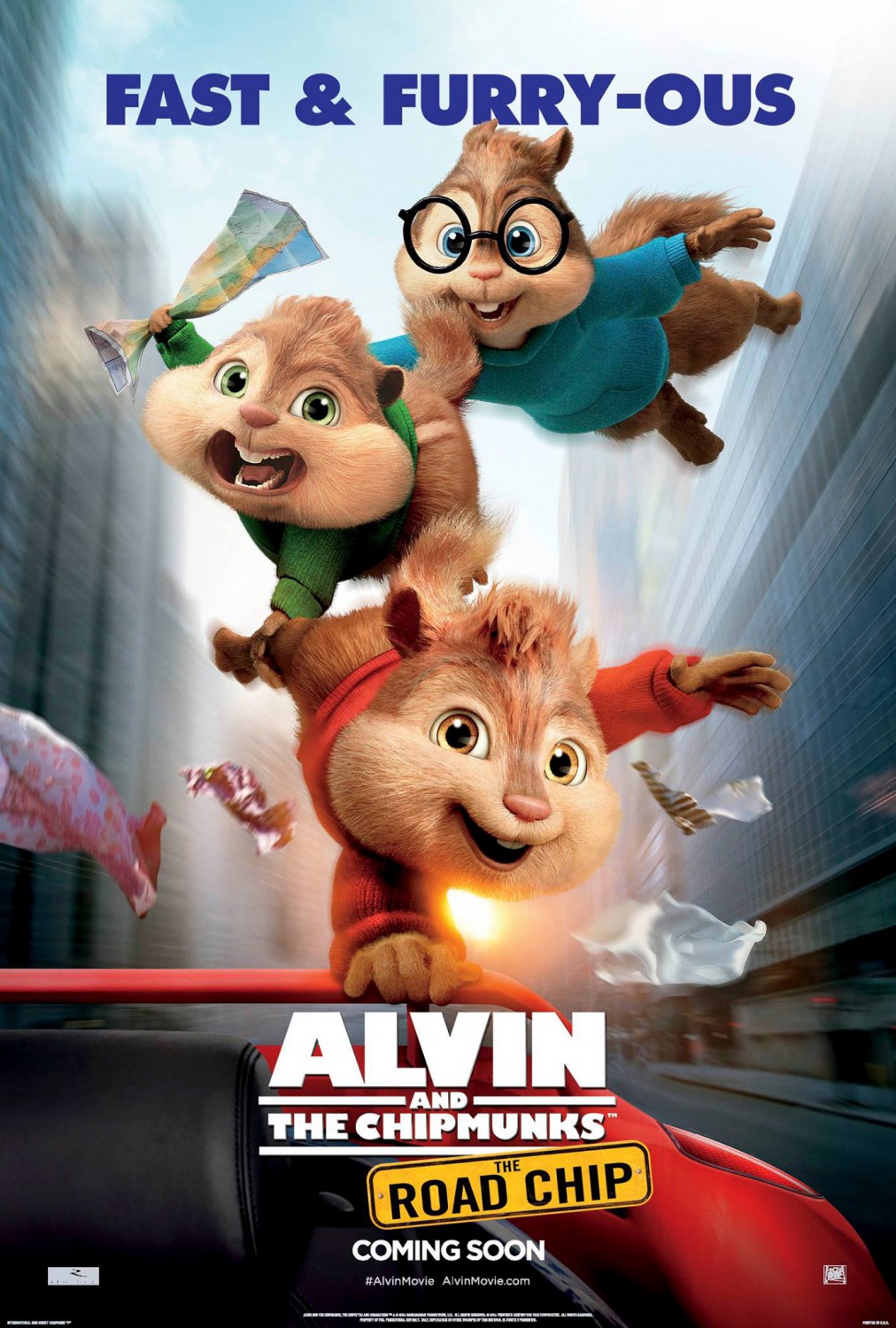 ელვინი და ციყვები: ნატეხი გზა / Alvin and the Chipmunks: The Road Chip (ქართულად, qartulad)